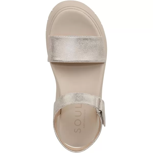 Naturalizer Women Poppi Ankle Strap Platform Flat Sandal