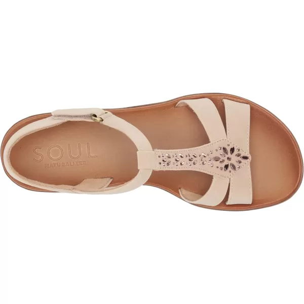 Naturalizer Women Summer Rhinestone Casual Sandal With Arch Support