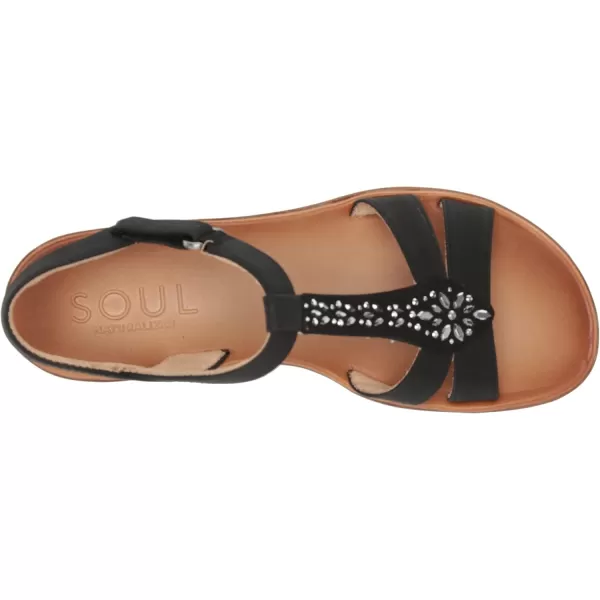 Naturalizer Women Summer Rhinestone Casual Sandal With Arch Support