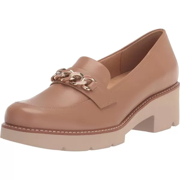 Naturalizer Women Desi Chain Detail Platform Lug Sole Heeled Loafer