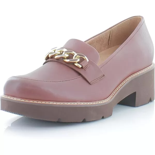 Naturalizer Women Desi Chain Detail Platform Lug Sole Heeled Loafer