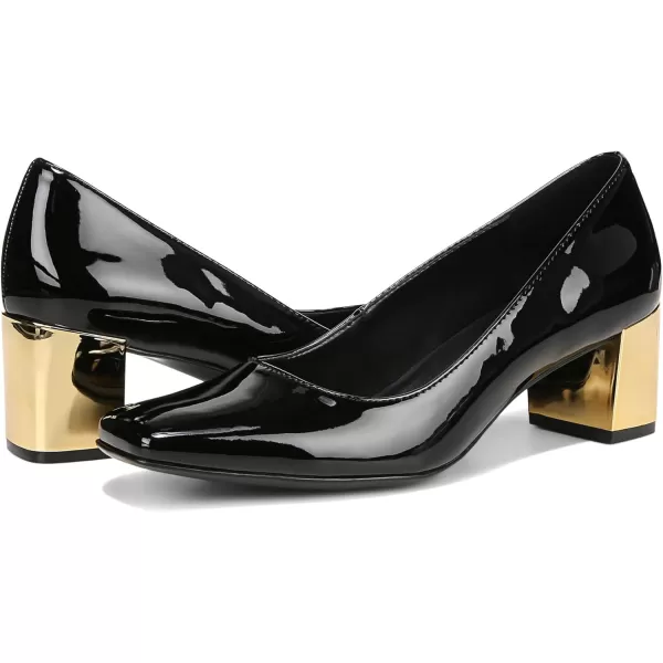 Naturalizer Womens Karina Low Block Heel Square Toe Pump