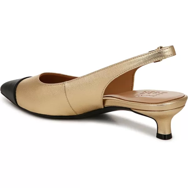 Naturalizer Womens Gazing Cap Toe Slingback Kitten Heel