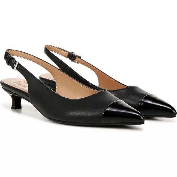 Naturalizer Womens Gazing Cap Toe Slingback Kitten Heel
