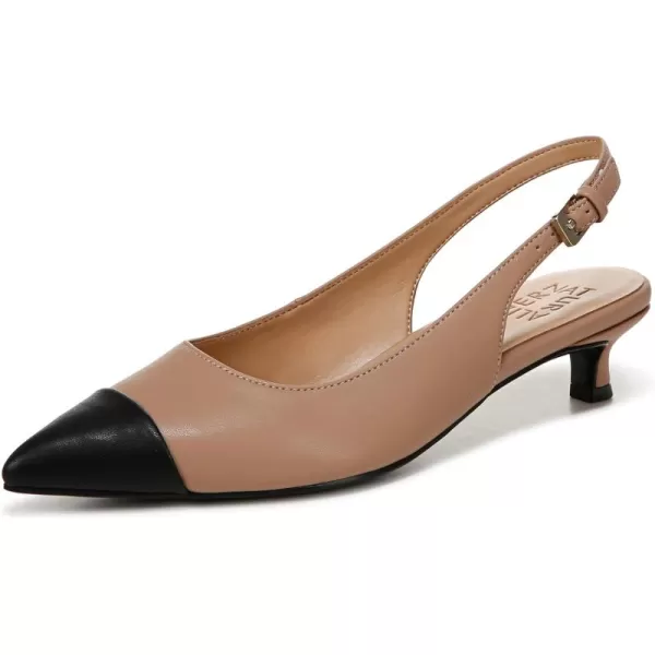 Naturalizer Womens Gazing Cap Toe Slingback Kitten Heel