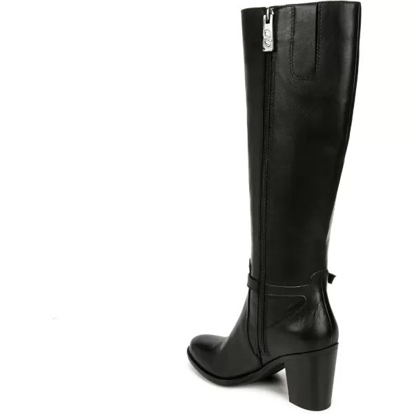 Naturalizer Womens Kalina Knee High Tall Boots Black Extra Wide Calf 9 WW