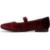 imageNaturalizer Womens Kelly Mary Jane FlatCab Sav Red Velvet
