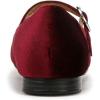 imageNaturalizer Womens Kelly Mary Jane FlatCab Sav Red Velvet