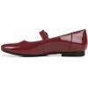 imageNaturalizer Womens Kelly Mary Jane FlatCranberry Patent