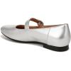 imageNaturalizer Womens Kelly Mary Jane FlatSilver Metallic