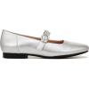 imageNaturalizer Womens Kelly Mary Jane FlatSilver Metallic