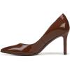 imageNaturalizer Womens Anna Pointed Toe High Heel PumpCappuccino Brown Patent