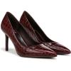 imageNaturalizer Womens Anna Pointed Toe High Heel PumpCranberry Red Croco