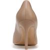 imageNaturalizer Womens Anna Pointed Toe High Heel PumpCreme Brulee Beige Leather