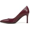 imageNaturalizer Womens Anna Pointed Toe High Heel PumpDeep Plum Purple Leather