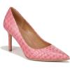 Flamingo Pink Croco Leather