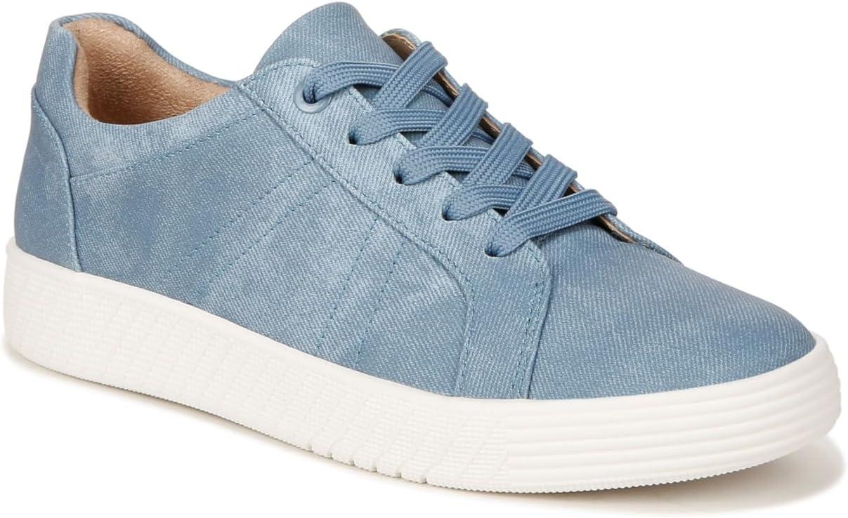 imageNaturalizer Soul Womens Neela LaceUp SneakerMid Blue Fabric