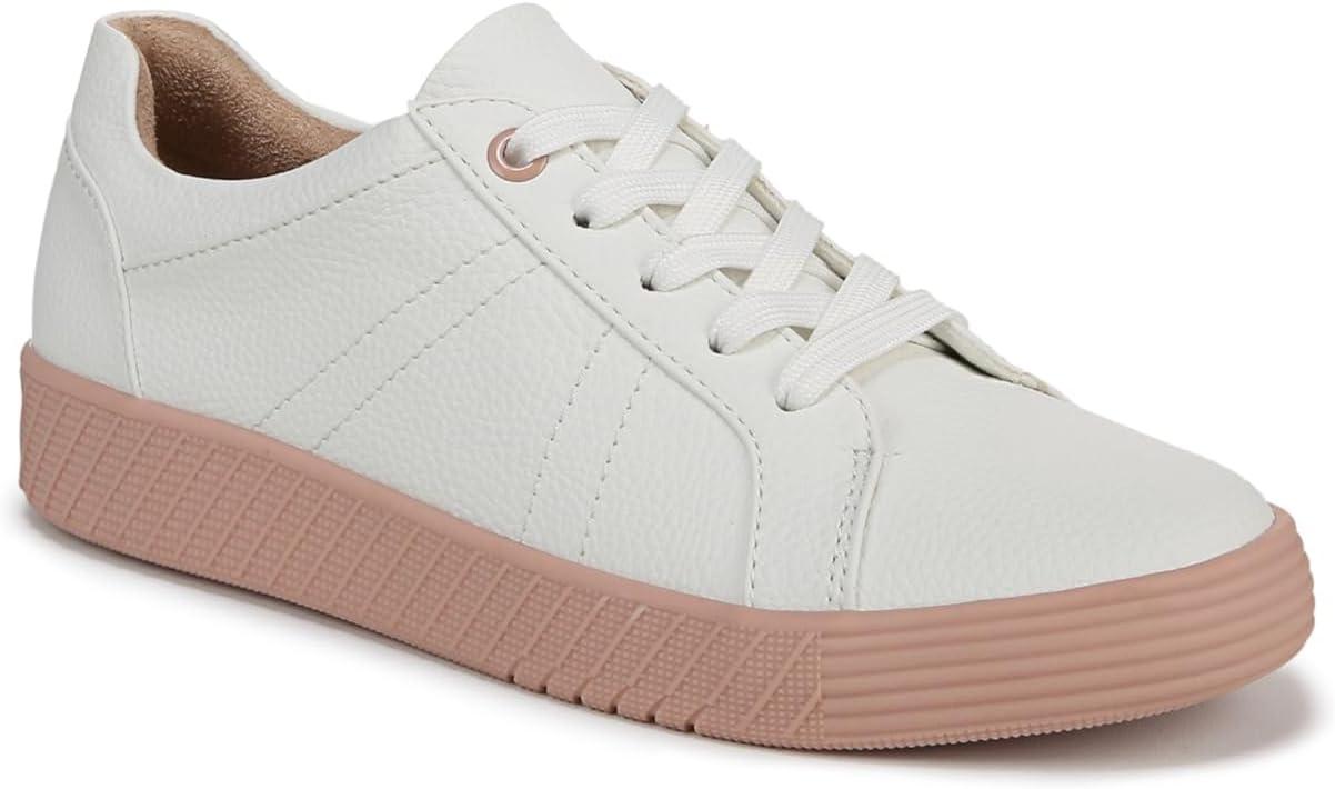 imageNaturalizer Soul Womens Neela LaceUp SneakerWhiteBlush Pink