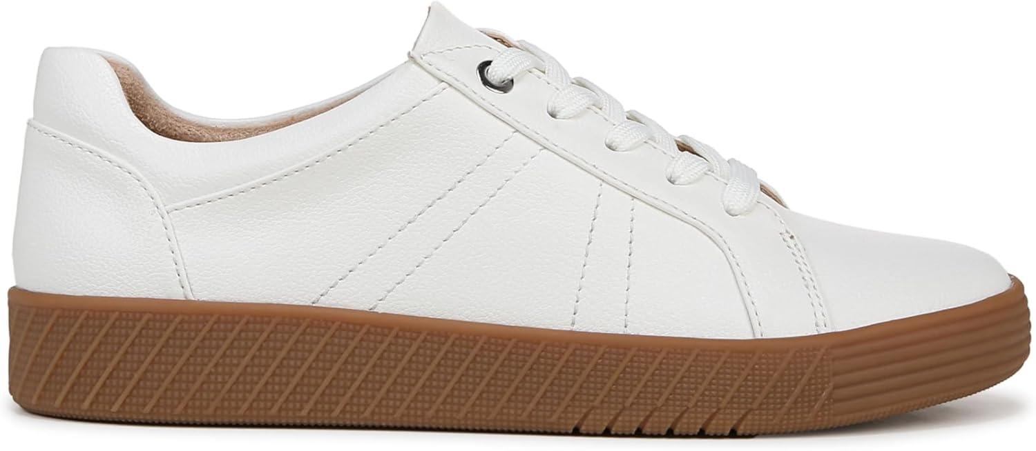 imageNaturalizer Soul Womens Neela LaceUp SneakerWhiteTan Bottom