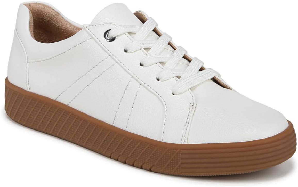imageNaturalizer Soul Womens Neela LaceUp SneakerWhiteTan Bottom