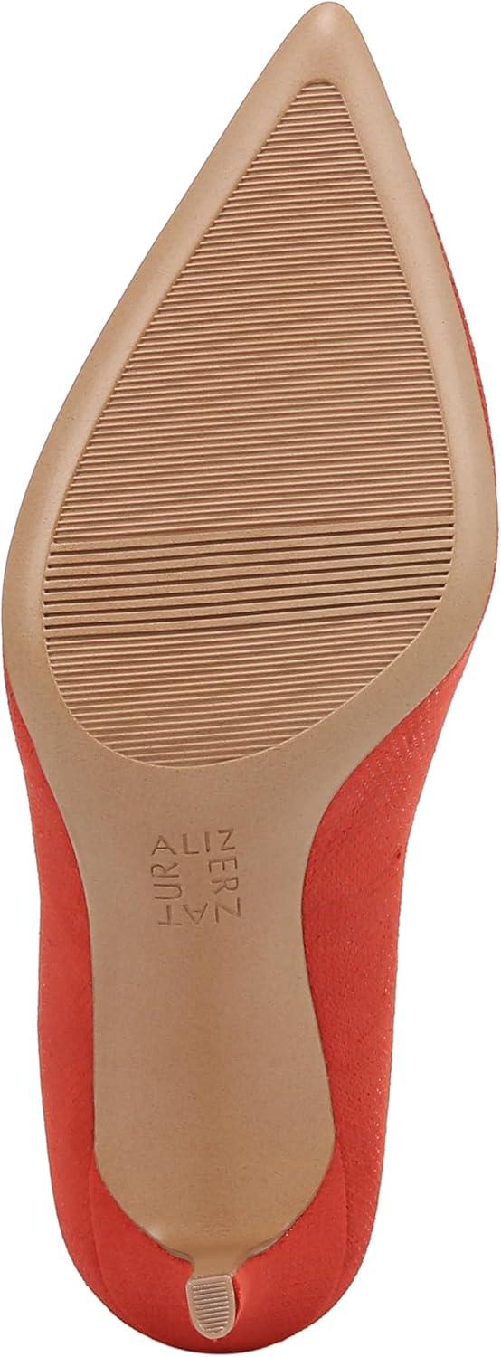 imageNaturalizer Womens Anna Pointed Toe High Heel PumpRed Suede Textured