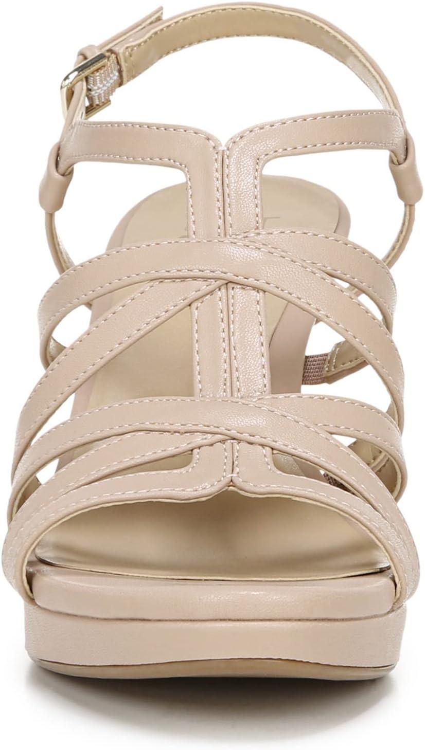 imageNaturalizer Womens Baylor Strappy High Heel SandalBarely Nude