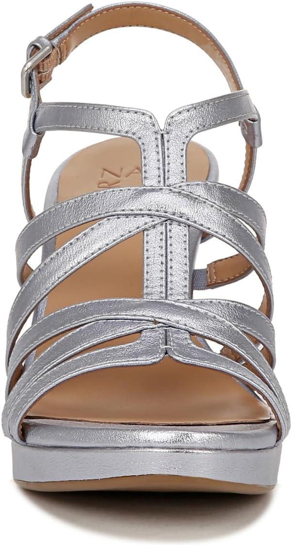 imageNaturalizer Womens Baylor Strappy High Heel SandalBlue Metallic