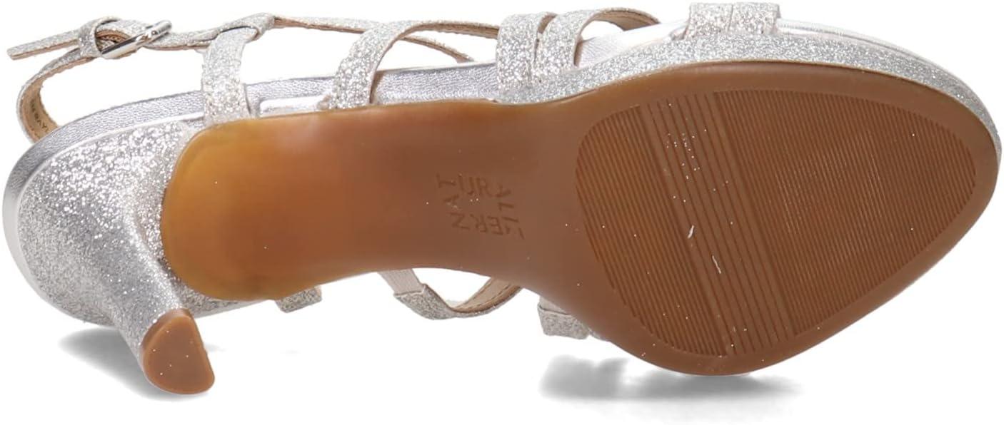 imageNaturalizer Womens Baylor Strappy High Heel SandalSilver Glitter