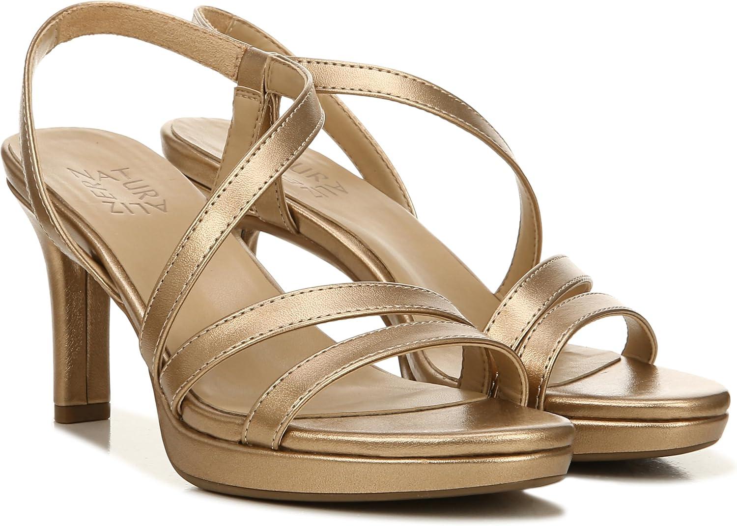 imageNaturalizer Womens Brenta Strappy Platform Dress SandalBronze Pearl