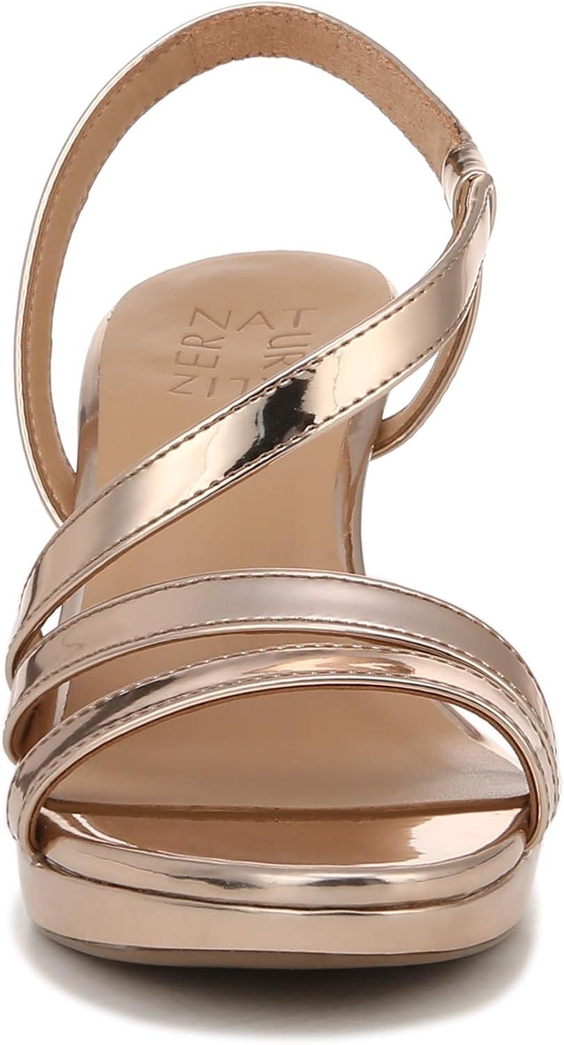 imageNaturalizer Womens Brenta Strappy Platform Dress SandalRose Gold Metallic