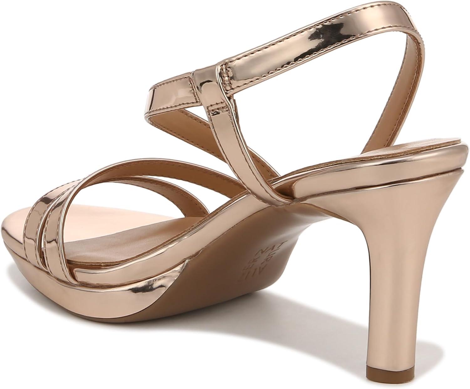 imageNaturalizer Womens Brenta Strappy Platform Dress SandalRose Gold Metallic