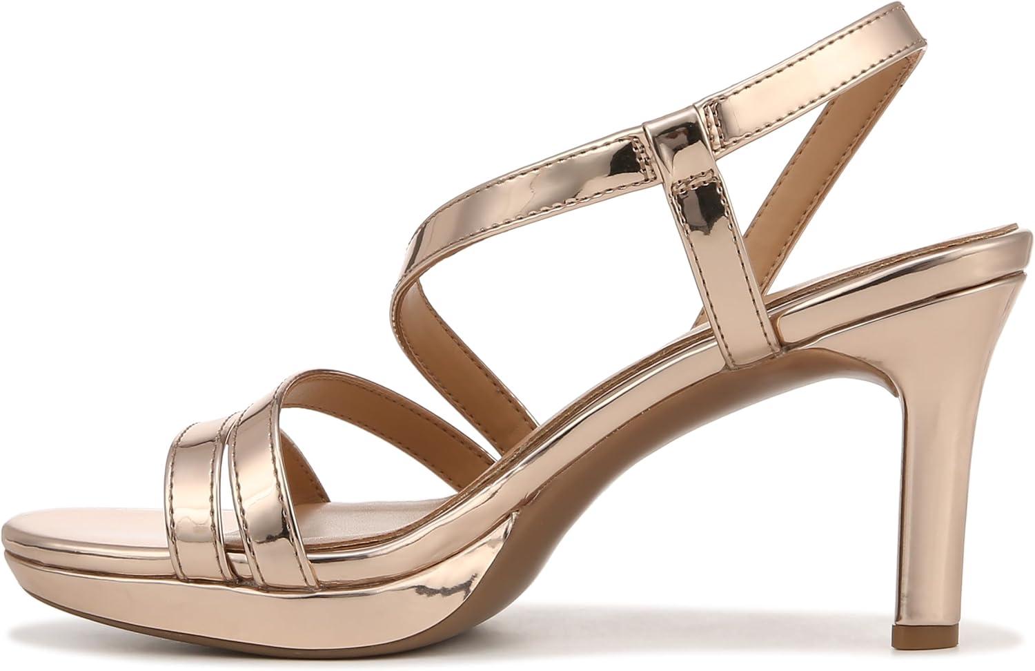 imageNaturalizer Womens Brenta Strappy Platform Dress SandalRose Gold Metallic