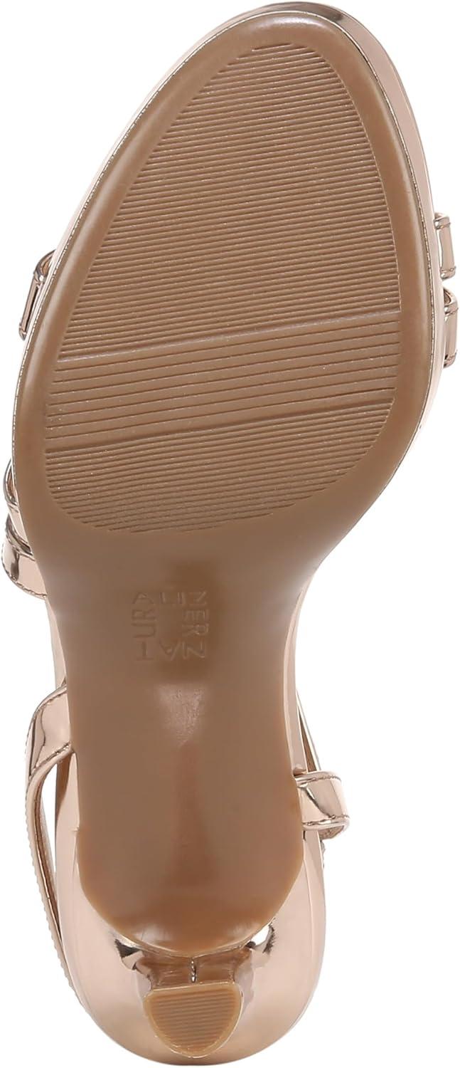 imageNaturalizer Womens Brenta Strappy Platform Dress SandalRose Gold Metallic