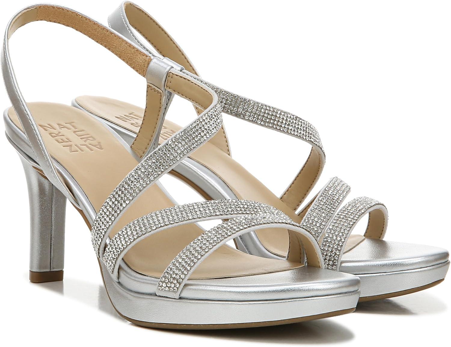 imageNaturalizer Womens Brenta Strappy Platform Dress SandalSilver