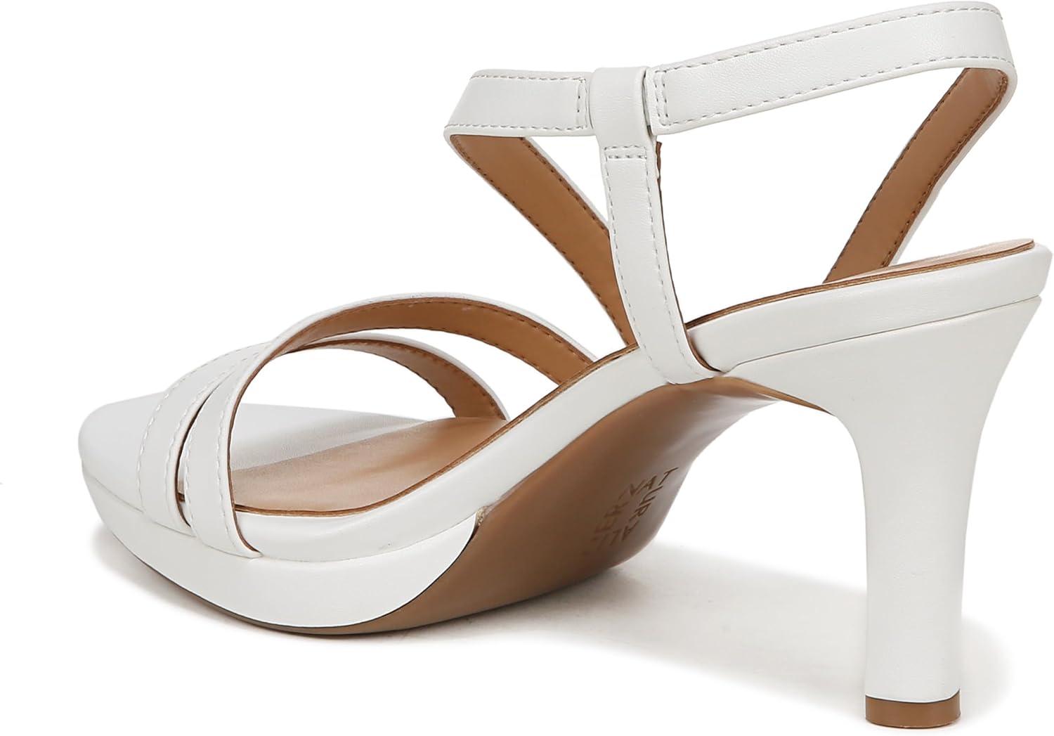 imageNaturalizer Womens Brenta Strappy Platform Dress SandalWhite Smooth