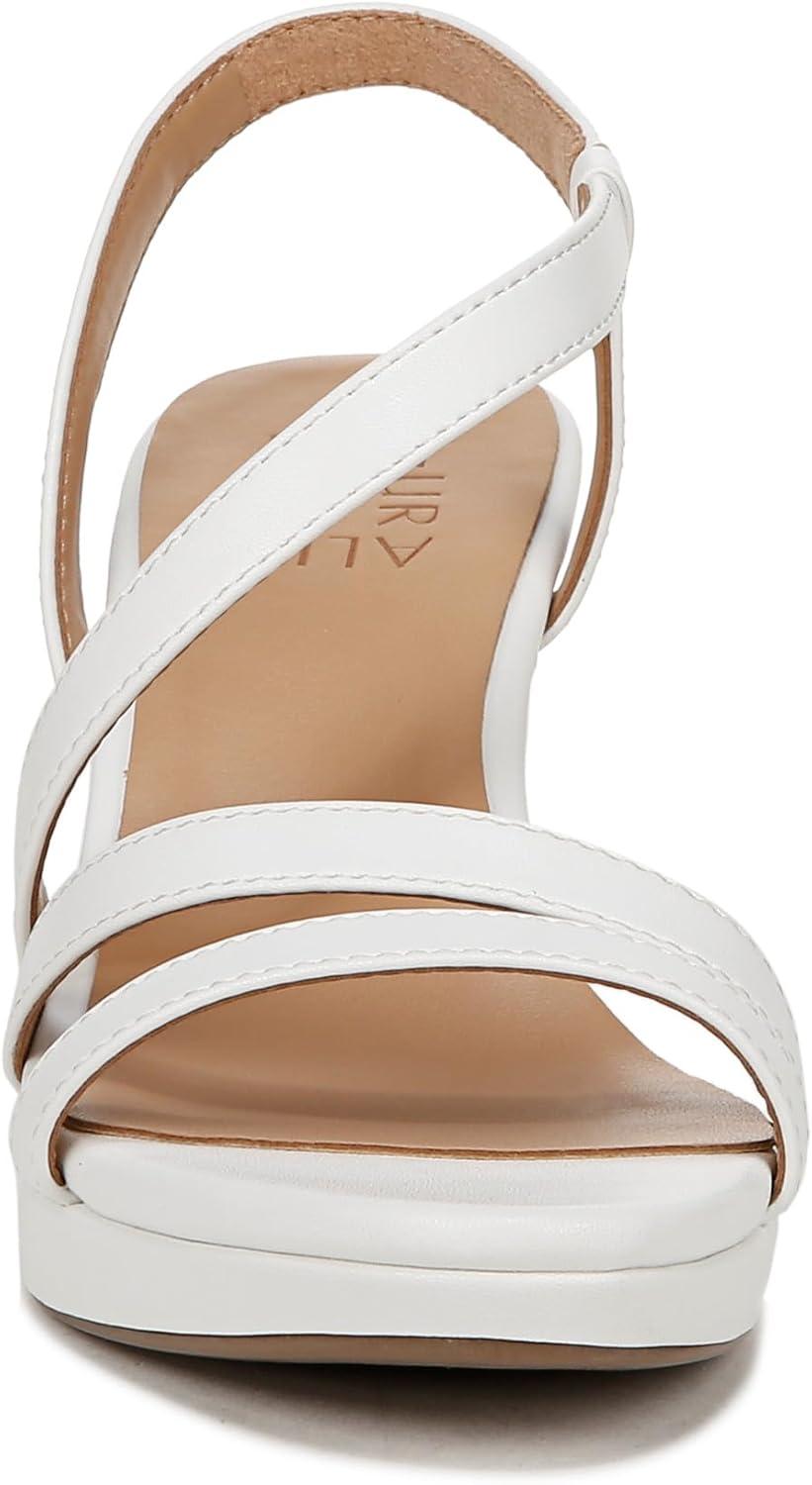 imageNaturalizer Womens Brenta Strappy Platform Dress SandalWhite Smooth