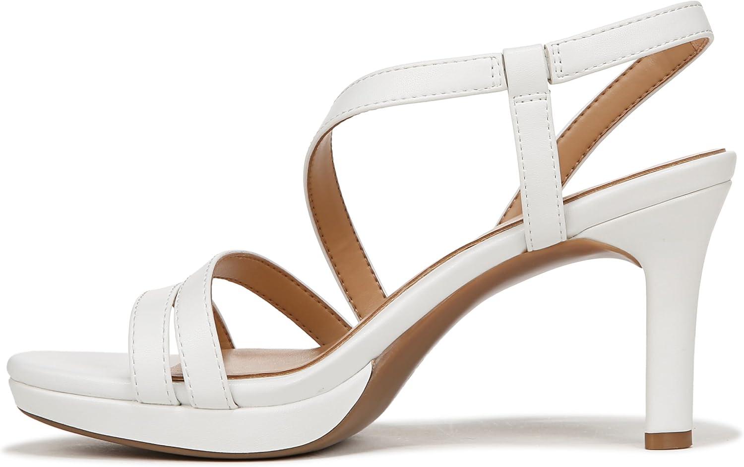 imageNaturalizer Womens Brenta Strappy Platform Dress SandalWhite Smooth