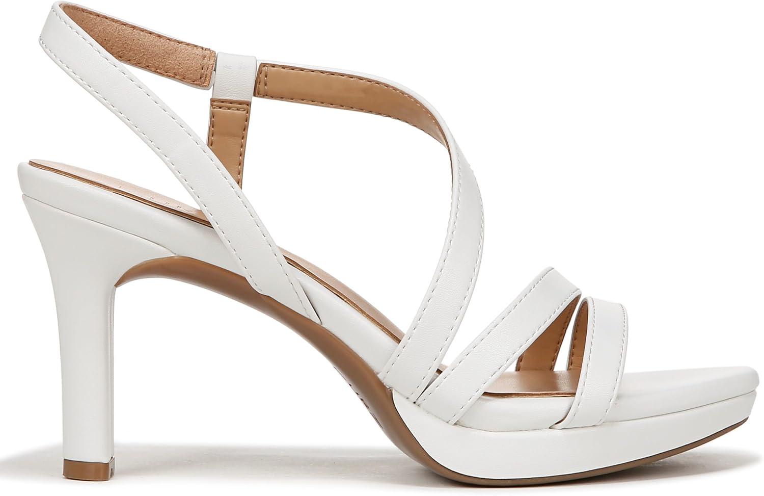 imageNaturalizer Womens Brenta Strappy Platform Dress SandalWhite Smooth