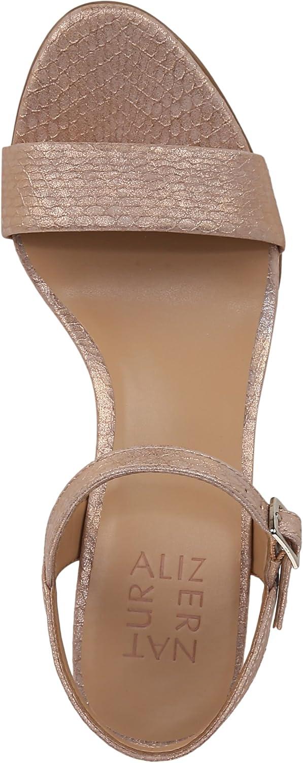 imageNaturalizer Womens Bristol Heeled SandalBlush Pink Metallic Snake