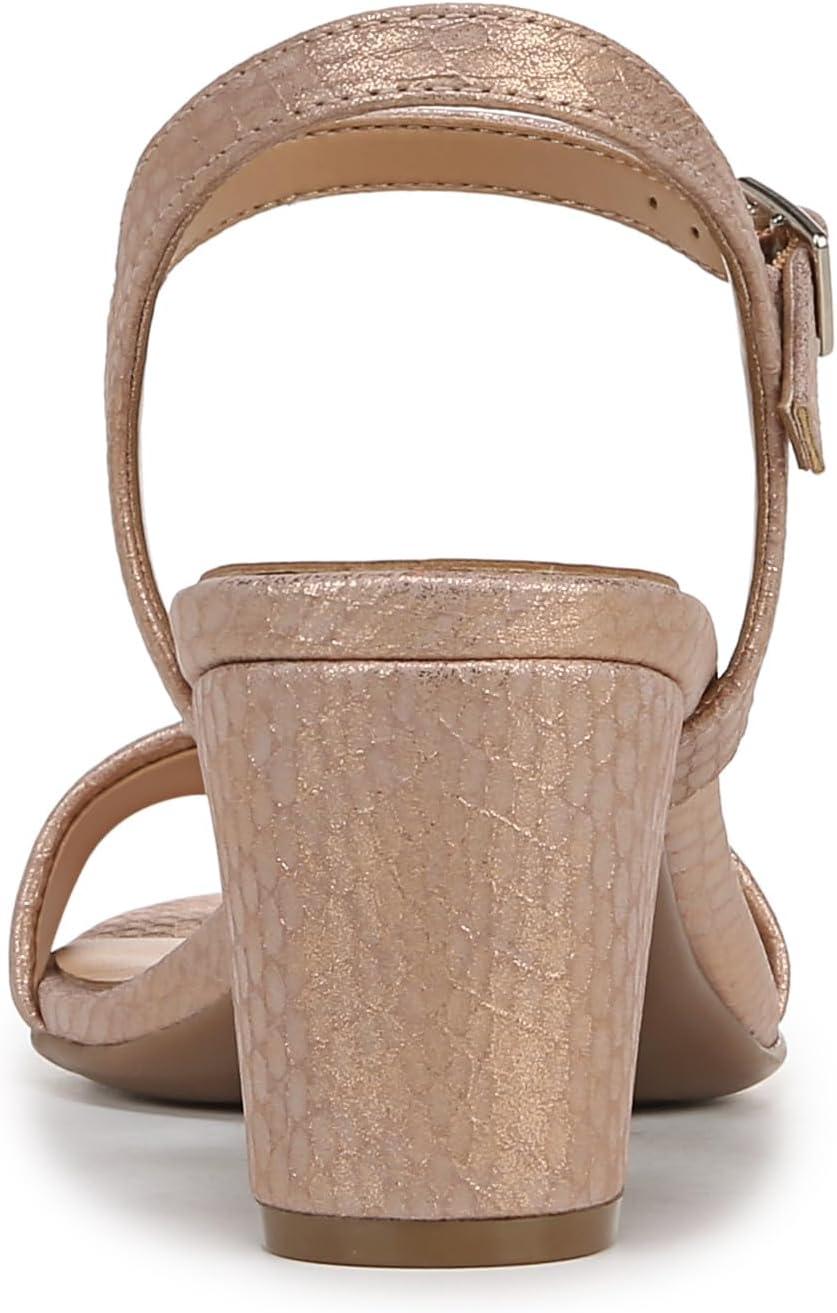 imageNaturalizer Womens Bristol Heeled SandalBlush Pink Metallic Snake