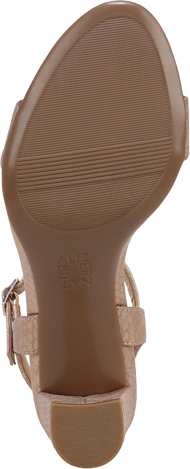 imageNaturalizer Womens Bristol Heeled SandalBlush Pink Metallic Snake