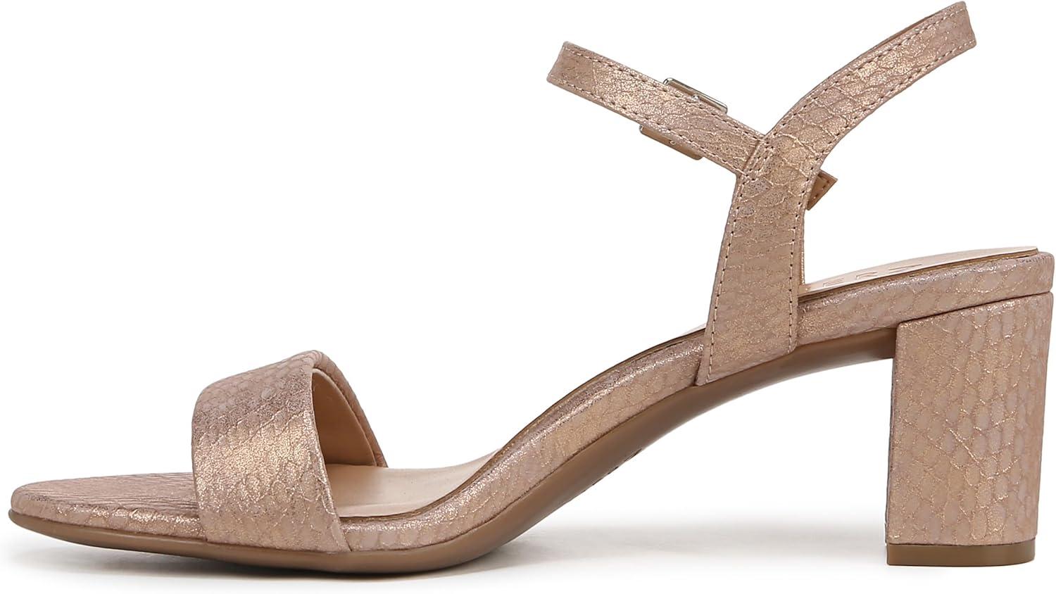 imageNaturalizer Womens Bristol Heeled SandalBlush Pink Metallic Snake
