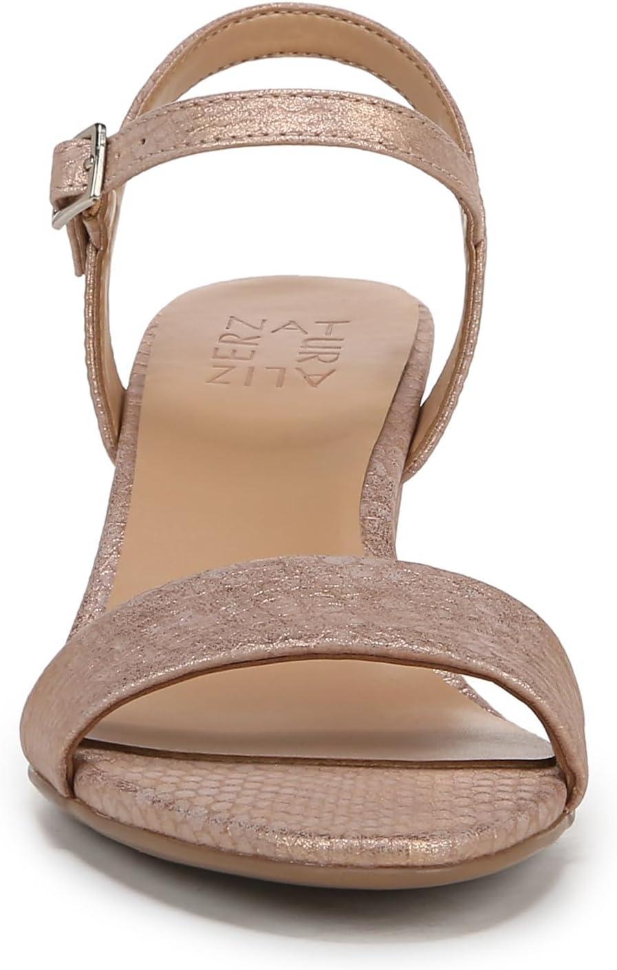 imageNaturalizer Womens Bristol Heeled SandalBlush Pink Metallic Snake