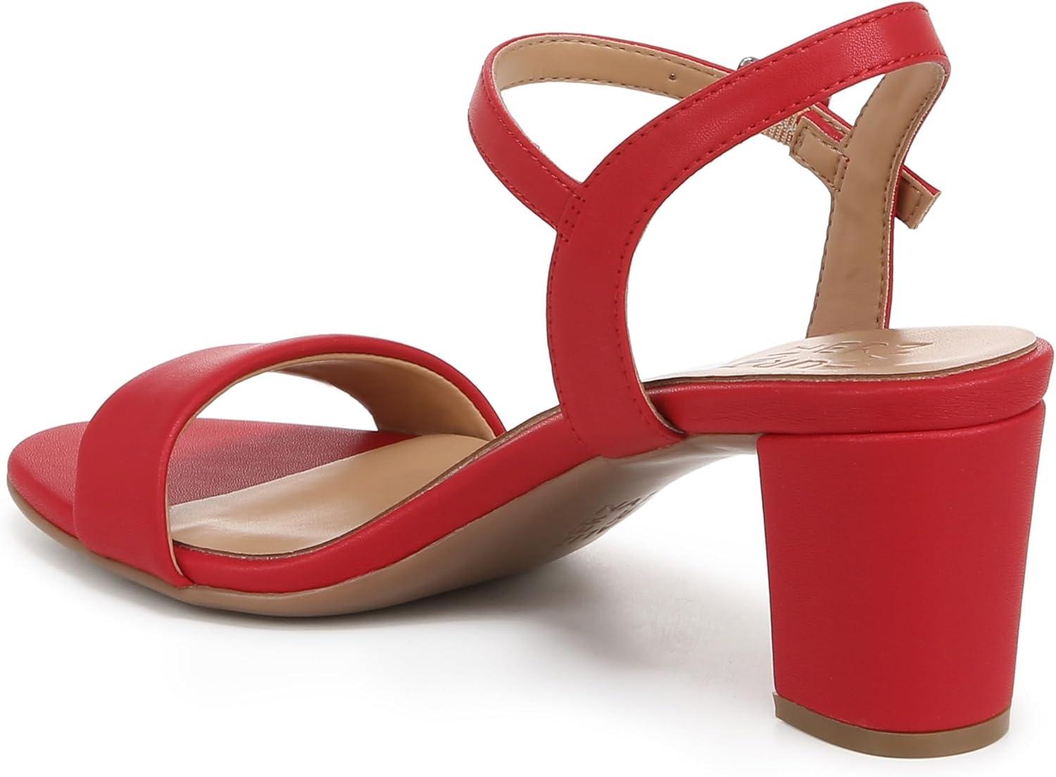 imageNaturalizer Womens Bristol Heeled SandalCrimson Red Smooth