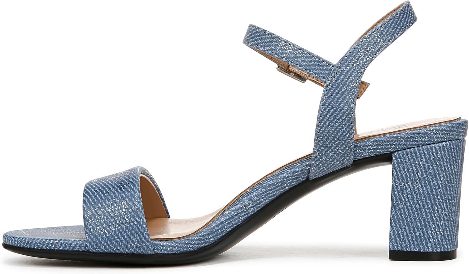imageNaturalizer Womens Bristol Heeled SandalDenim Blue Metallic Twill