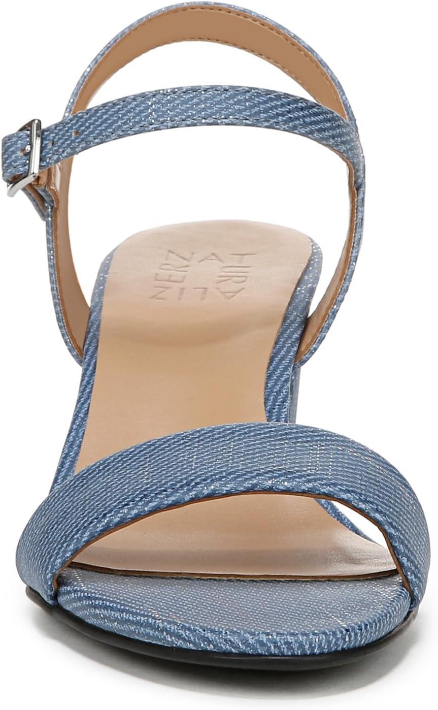 imageNaturalizer Womens Bristol Heeled SandalDenim Blue Metallic Twill