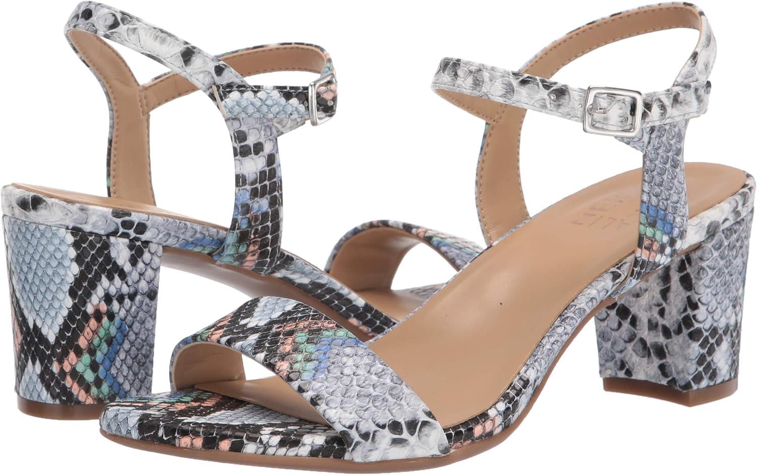 imageNaturalizer Womens Bristol Heeled SandalLight Blue Snake