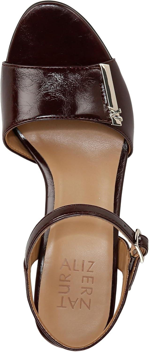 imageNaturalizer Womens Bristol Heeled SandalMerlot Red With Ornament