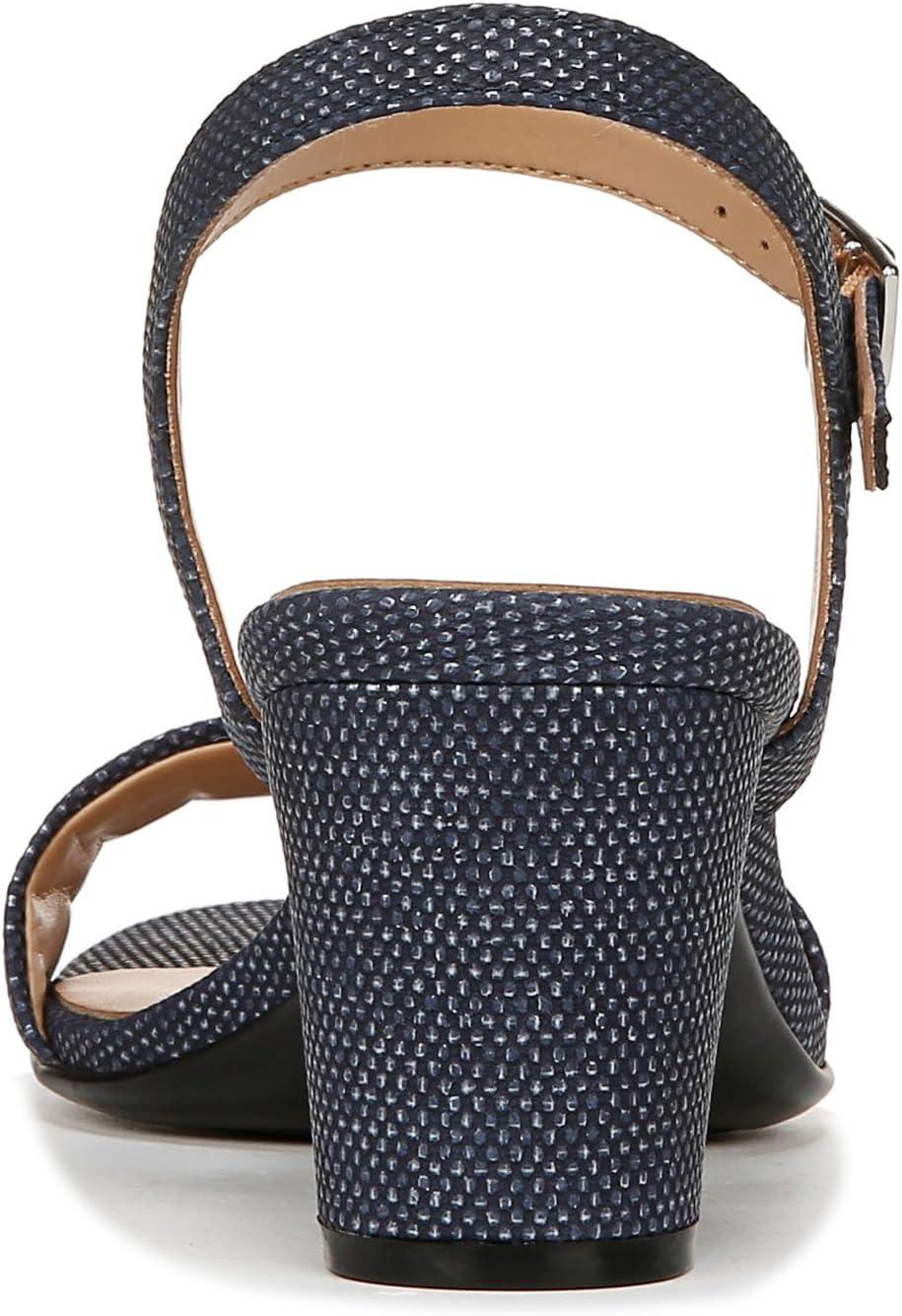 imageNaturalizer Womens Bristol Heeled SandalNavy Blue Textured Metallic