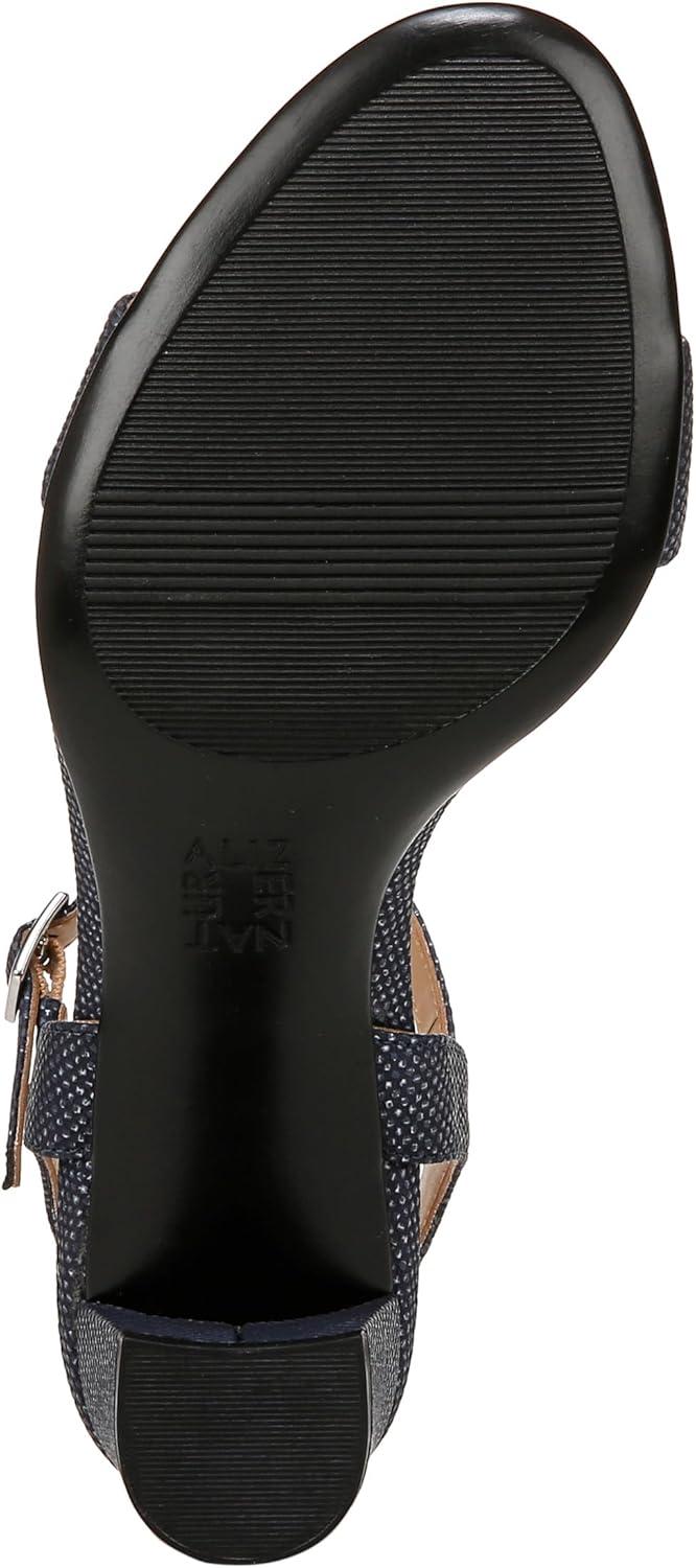 imageNaturalizer Womens Bristol Heeled SandalNavy Blue Textured Metallic